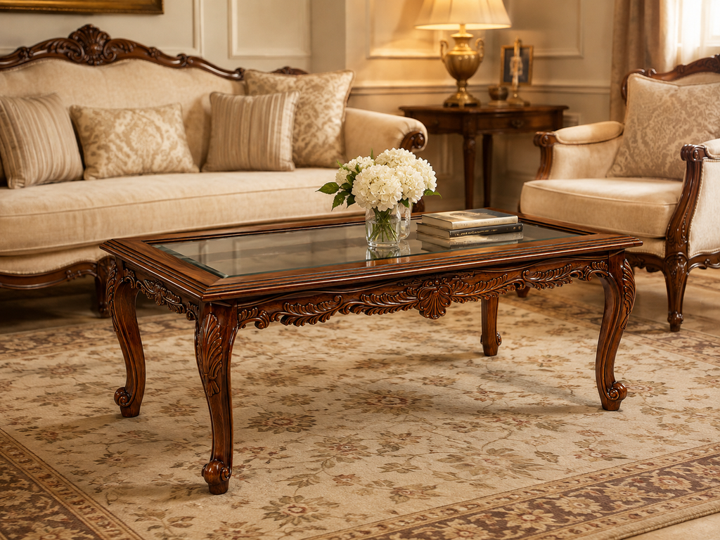 T016 Royal Glass Center Table