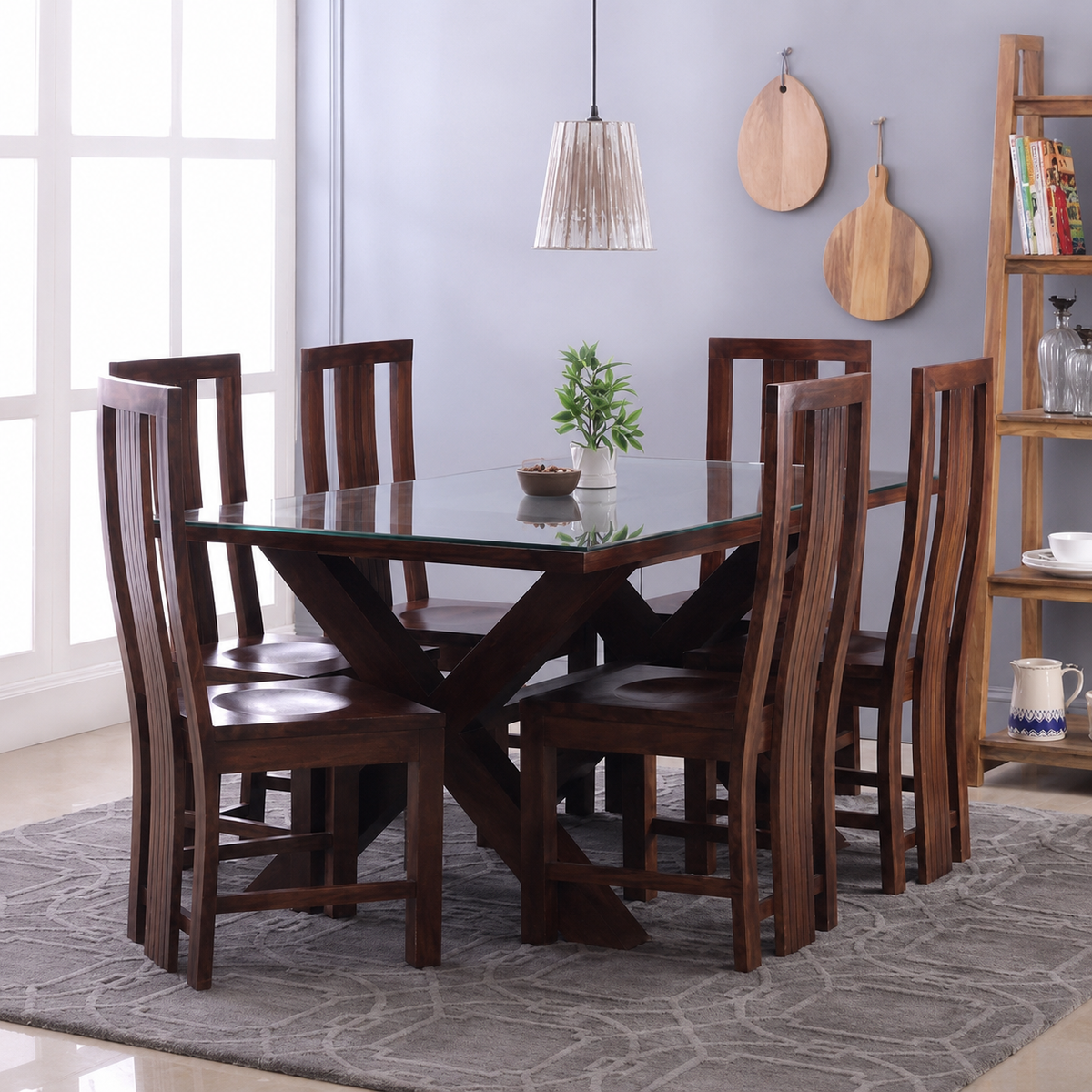 D011 Crossline Dining Table