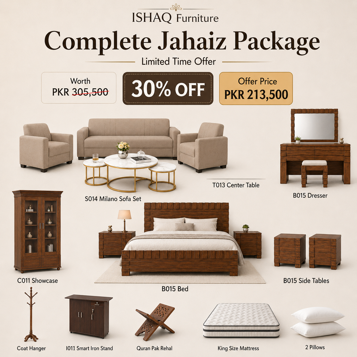 Complete Jahaiz Package - Special Discount offer